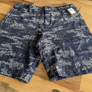 Under Armour Men's Blue and White Patterned Shorts